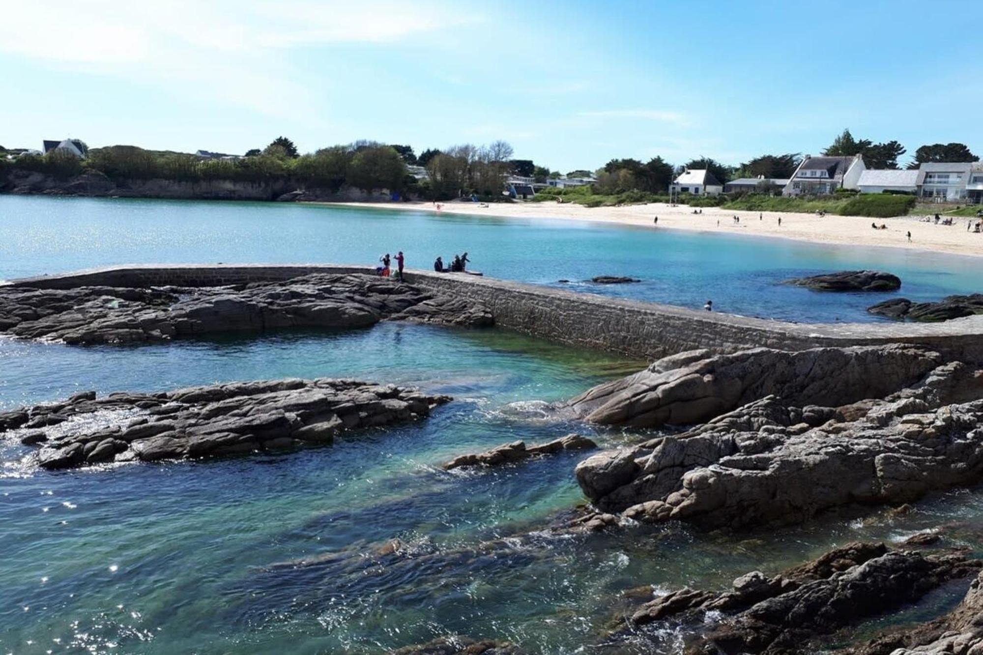 Charmant T3 Cosy A 2 Pas Du Bourg Et Des Plages Larmor-Plage Buitenkant foto