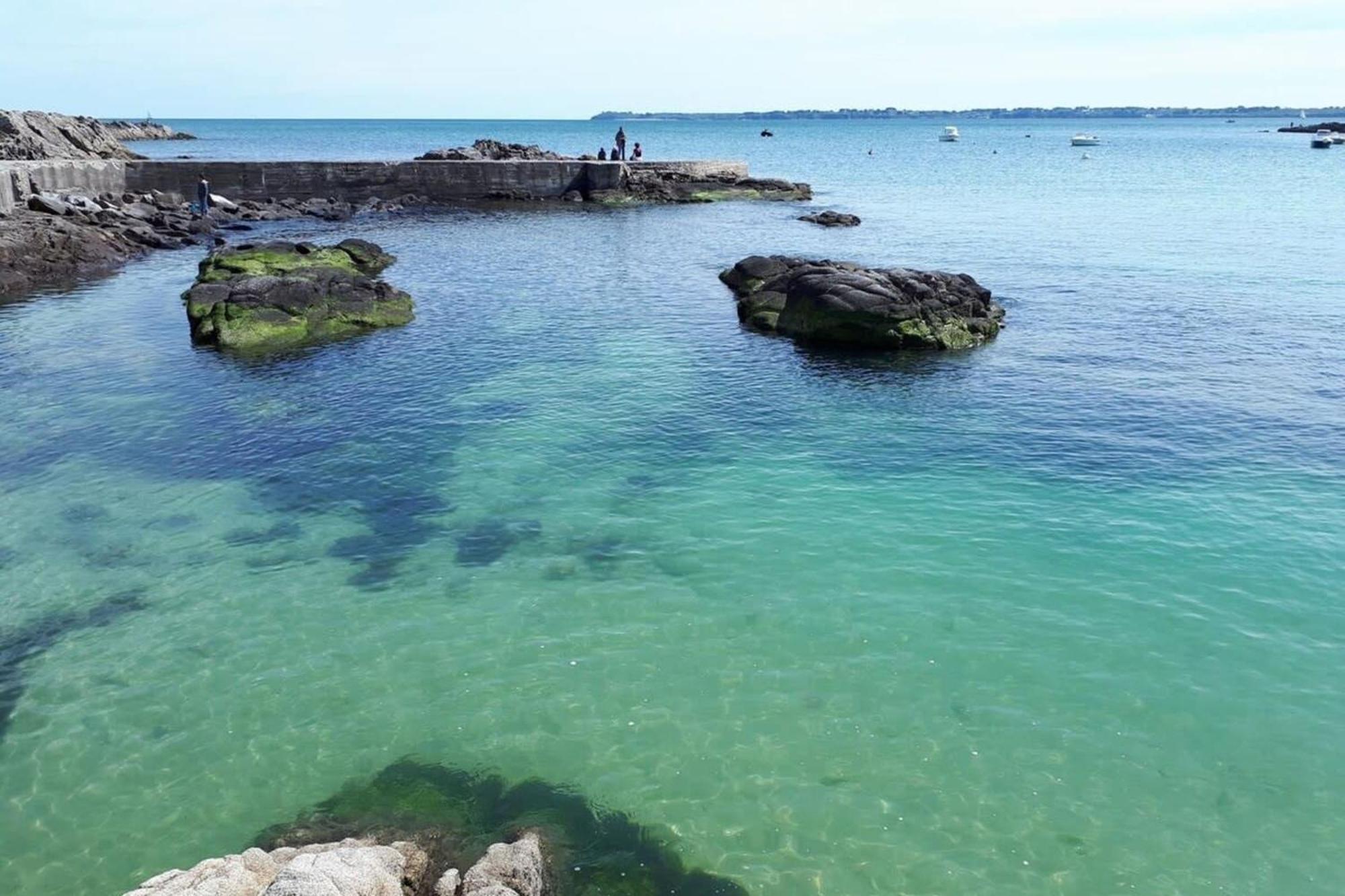 Charmant T3 Cosy A 2 Pas Du Bourg Et Des Plages Larmor-Plage Buitenkant foto